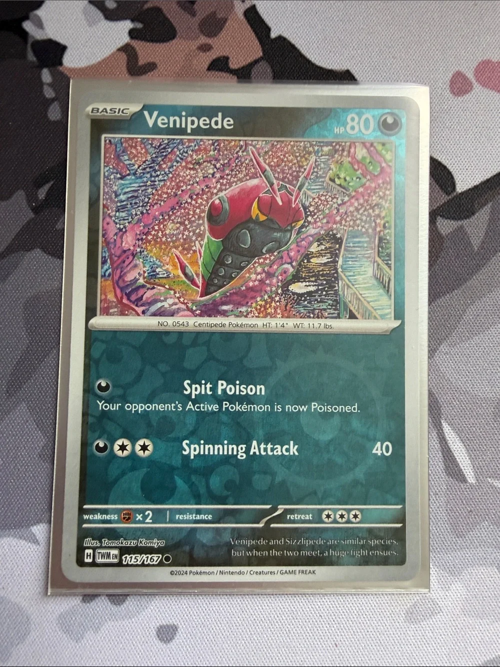 Venipede, Whirlipede & Scolipede Pokémon Evolution Lot 🐛 | Reverse Holo ✨5/$25✨